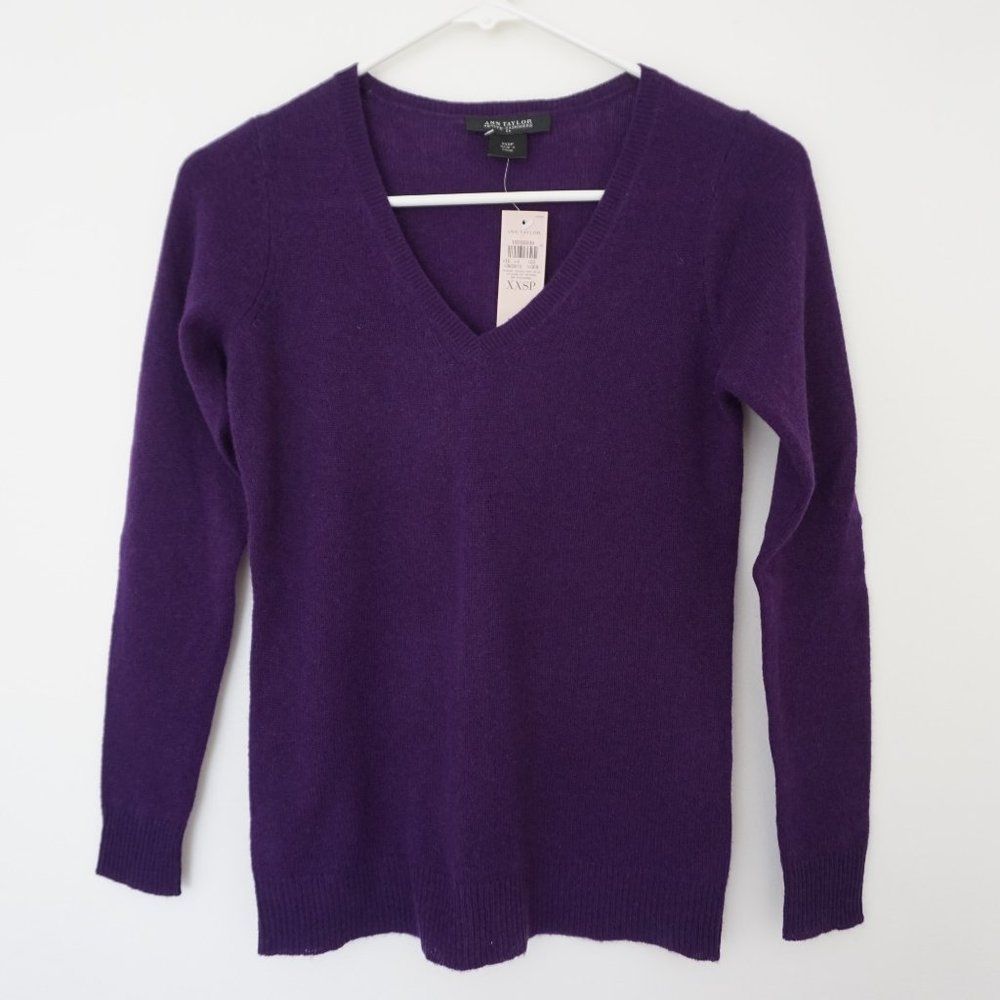[NWT] Anne Taylor 100% cashmere sweater Petite size XXSP